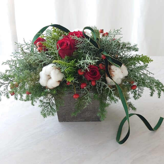 【ワークショップ クリスマスアレンジ 12月11日（木）】申込締切12月6日（日）